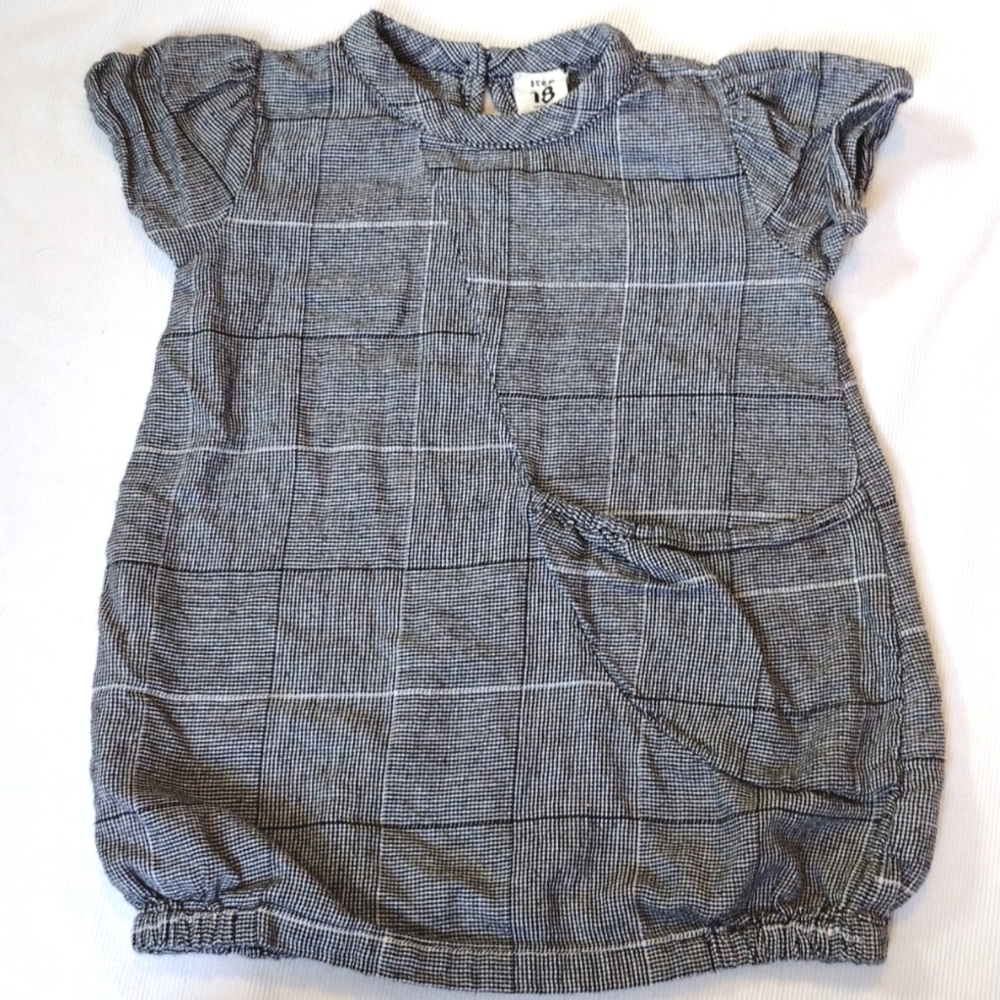 Stem Light Cotton Tweed Dress